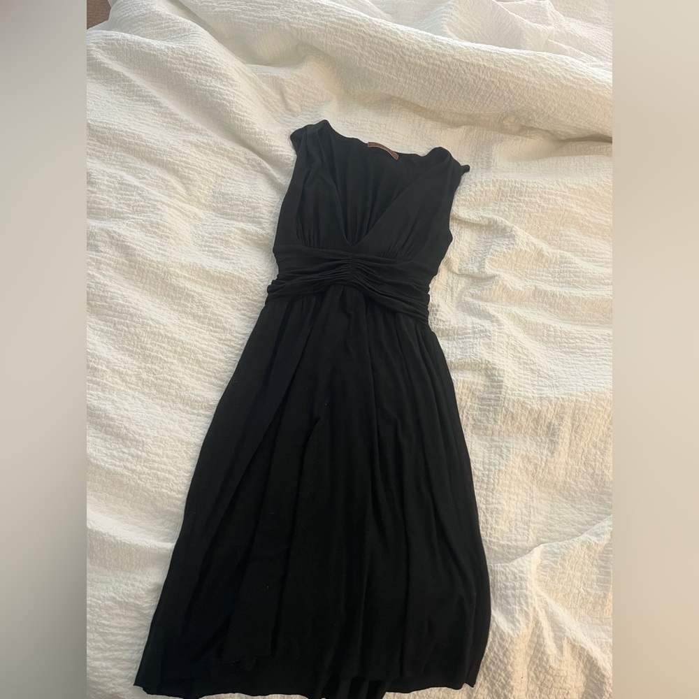 Velvet black dress